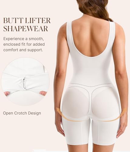 Image of BRABIC Waist Trainer Shapewear Bodysuits for Women Tummy Control Seamless Full Low Back Faja Body Shaper Butt Lifter