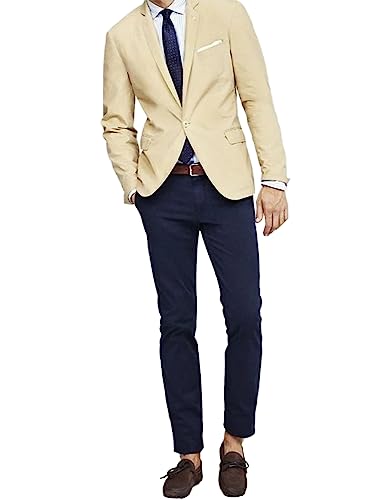 Costume Homme pour loisirs décontractés veste chic un bouton et pantalon smoking de soirée - 2