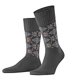 ESPRIT Winter Star M So algodón Lana Estampados Calcetines, Gris Dark Rock 3093, 43-46 para Hombre