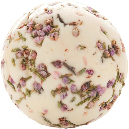 Bomb Cosmetics Jasmine & Cotton Bath Bomb Creamer, Nourishing Skin Softener with Essential Oils, Hydrating Body Fragrance Fizzy, Spa-Like Bath Experience, Relaxing Floral Scent