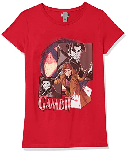 T-shirt Marvel fille imprimé original petites et grandes cases de bande dessinée