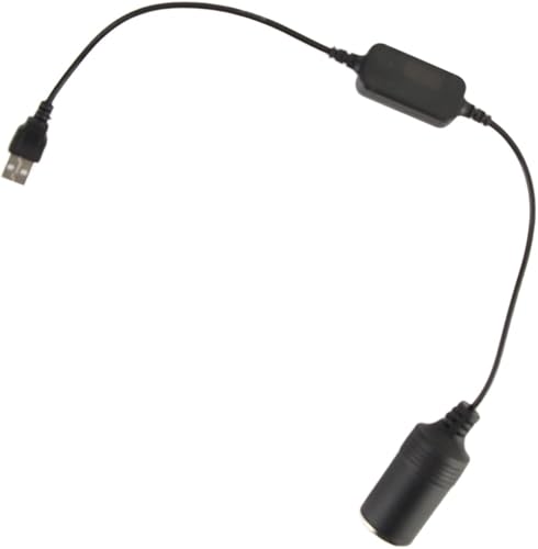 Vista 5 de Enchufe para encendedor de cigarrillos de coche de 12 V, divisor de encendedor de cigarrillos, adaptador de corriente con puerto USB, convertidor