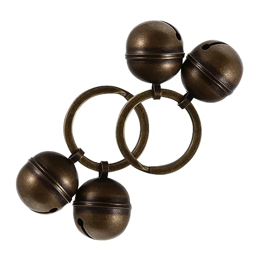 GRIRIW 2 Sets Pet Bell Keychain Diy for Puppy Potty Cat Accessories Loud Noise Pendant Charm