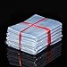 WHAMVOX 500pcs Transparent Pvc Shrinkable Wrapping Bags Heat Packaging Film for Industrial Use Packaging for Ingredients and Supermarket Products