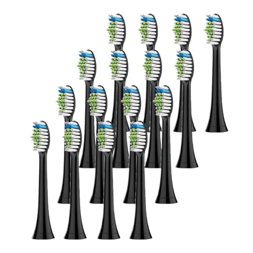 16�̎��u���V�w�b�h�A�����p�u���V�t�B�b�g�A�ȒP�ɑ|���ł���݊���������܂��B(16pcs black)