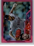 2023 Topps Chrome Pink Refractor #131 Chris Sale Boston Red Sox Official Baseball Card in Raw (NM or Better) Condition