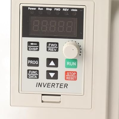 VFD Single to 3 Phase, 4kW 220V Single-Phase Variable Frequency Drive Inverter, VFD Speed Controller Inverter for 3-Phase Motor