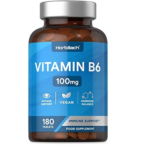 Horbaach Vitamin B6 100mg 180 Tablets Cover
