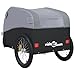 45 kg Iron Bike Trailer, for Hauling Heavy Goods Like Luggage, Plants, Tools or Groceries with a Practical Design, Ideal for Transporting Heavy Goods