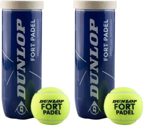 DUNLOP Fort Padel – FIP-zugelassene Padel Bälle für Turnierspiele