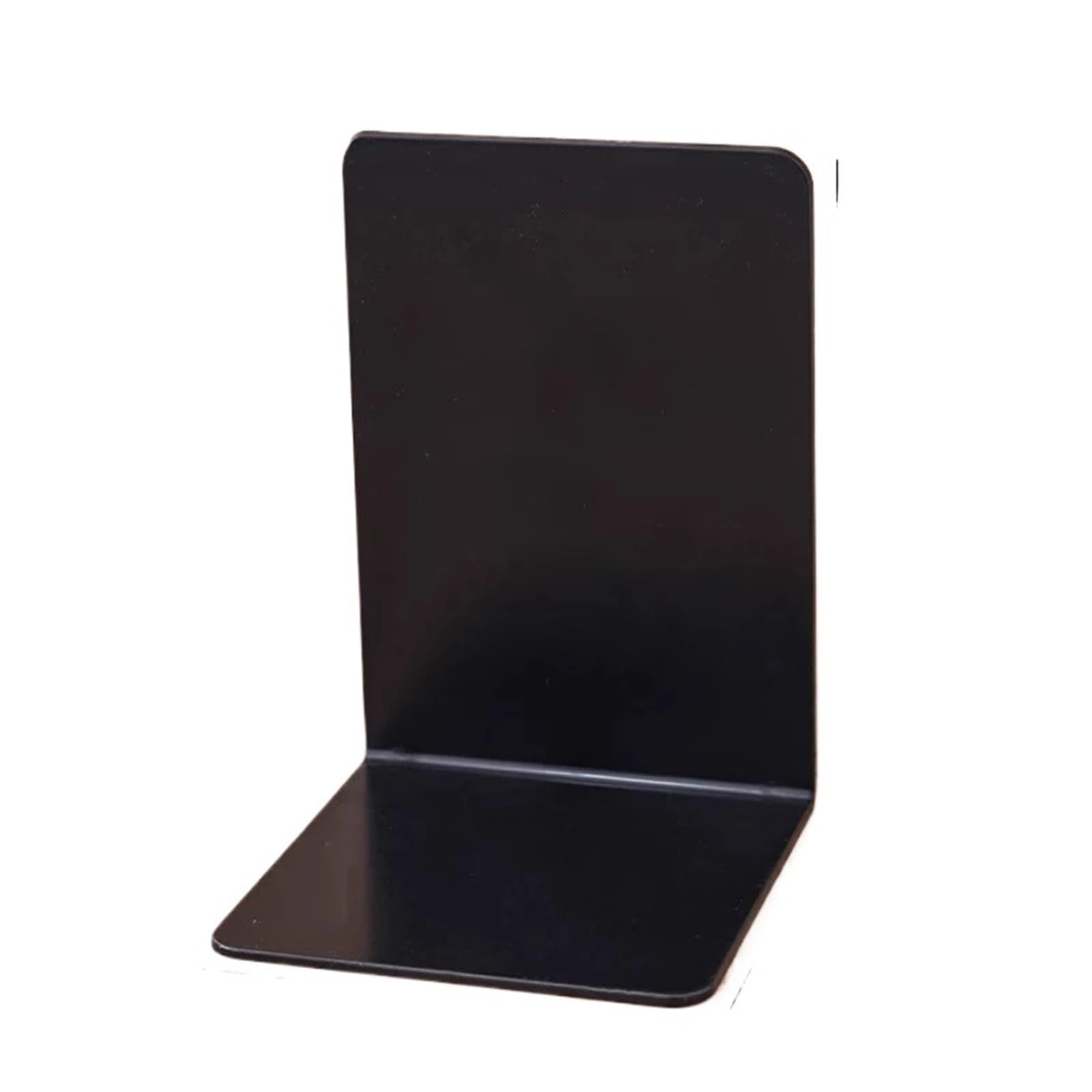 2Pcs Desktop Organizer L-shaped Desk Bookends for Book