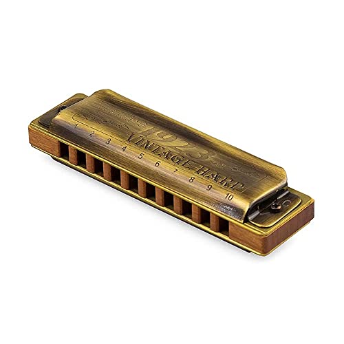 Gaita de Boca Diatônica Hering Vintage Harp 1020C em Dó