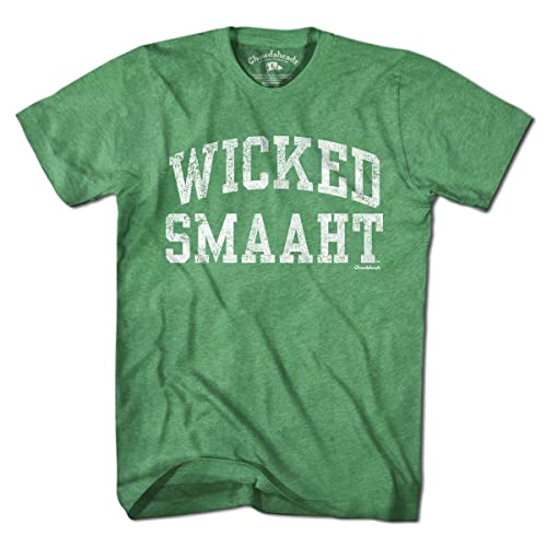 Chowdaheadz Wicked Smaaht Funny New England Humor T-Shirt