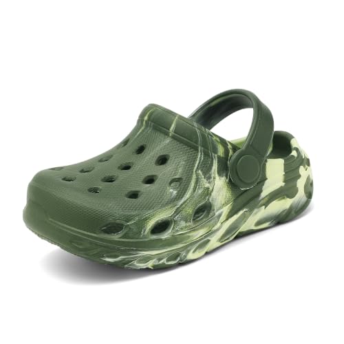 Image of AOVOG Kid Girls Boys Clogs Toddler Garden Shoes Slip On Shower Slide Sandals Beach Water Shoes