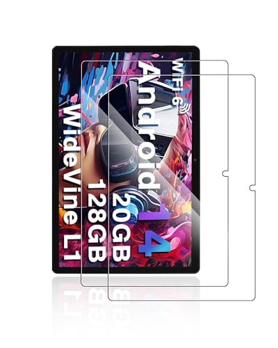 yystao Beschermfolie voor DEERTiME E15 10 inch tablet, 9H-gehard glas, displaybescherming, compatibel met DEERTiME Tablet E15, krasbestendig, aanraakgevoelig, hoge resolutie, helder, 2 stuks