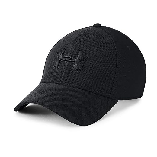 Under Armour Men's Blitzing 3.0 Cap , Black (002)/Black , Medium/Large