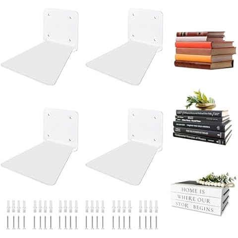Atsgke Invisible Floating Bookshelf Cover