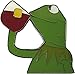 Balanced Co. Kermit None of My Business Enamel Pin Kermit Pin Kermit Sipping Tea Lapel Pin