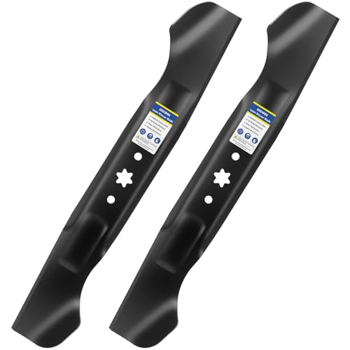 GICOOL 942-04244A Mower Blade for Cub Cadet Enduro XT1-46 XT2-46 ZT1-46 LT46 LX46 LTX1045 LTX1046 RZT46 Replace 942-04244A 942-04244 942-04290 742-04244 6-Point Star 2-Pack