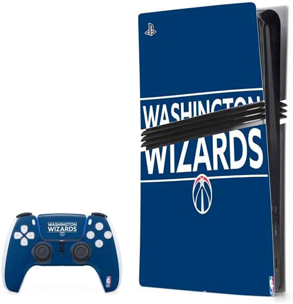 Skinit Decal Gaming Skin Compatible with PS5 Pro Bundle - Officially Licensed NBA Washington Wizards Standard - Red Design