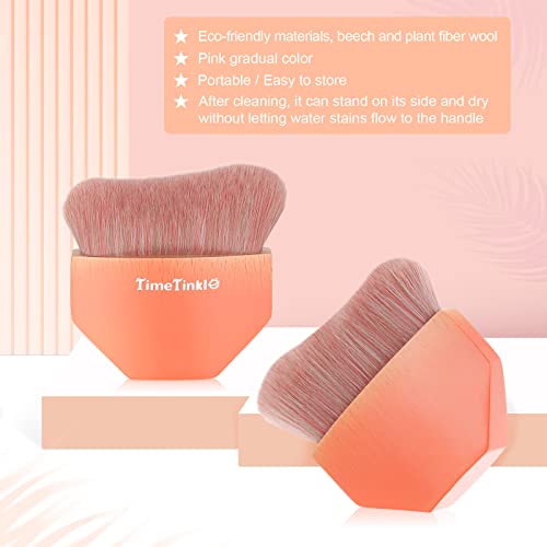 Timetinkle Tanning Brush For Body - Self Tanner Brush For Smooth Sunless Tanner Application - Body Makeup Brush Foundation Brush For Fake Tan - Also As Body Blending Brush Or Bronzer Brush #TOP3