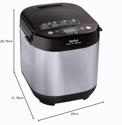Miniatura 5 de Máquina Para Hacer Pan Tefal Pf240e38, Negro Acero Inoxidable