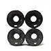 Tiger Boards 59mm Skateboard Wheels 78a (4 Pack) (Black)