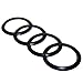 US85 Direct Universal for Audi Sport 3DTrunk Ring Luggage Lid Adhesive Logo Sign Fit A3 S3 RS3 A4 A5 S4 S5 RS5 Emblem Badge Sticker Decoration Quattro Accessories (Matte Black)