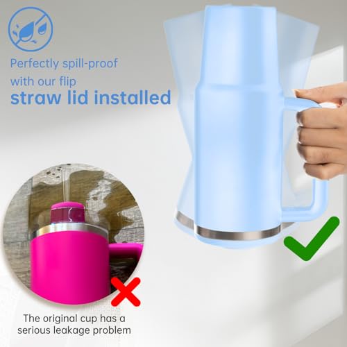 Compatible Stanley Lid Pink (blue) miniatura 7