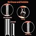 UNA GELLA Nail Tips Square XXL Tips 120 PCS No C Curve Gel Tips Extra Long Square Straight Nails Half Fake Nail Tips No Trace for Acrylic Nails Tips for Home DIY with Box