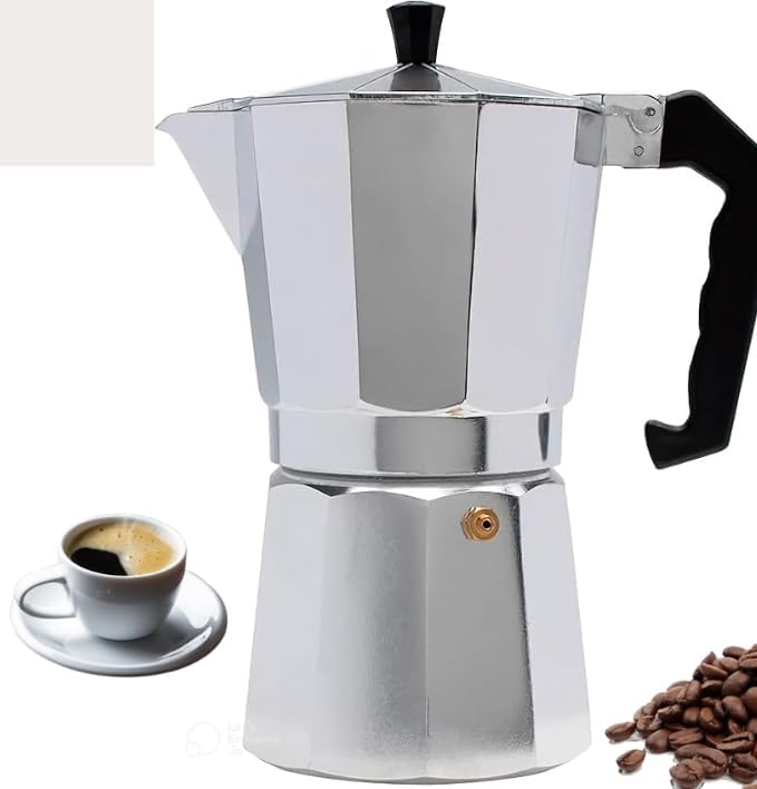 Cafeteira Italiana Moka Montblanc em Alumínio - Clássica, Elegant...