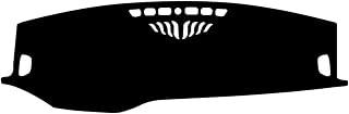Non-Slip Full Coverage Suede Car Inner Dashboard Cover Mat Instrument Pan Sunshade Pad For Land Rover Discovery Sport 2020-2025(Black Black)