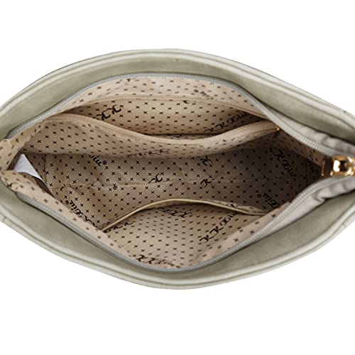 Kkxiu Casual Flap Saddle Crossbody Bags For Women Purses And Handbags With Tassel (Z-Grass Gray Green) #TOP5