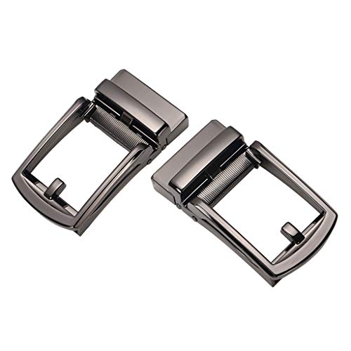 oshhni 2Pack Fivela de Cinto Automática Fivela de Catraca Casual Empresarial