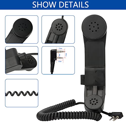 Microphone de qualité militaire Baofeng à 2 broches pour DM-5R Plus - 2