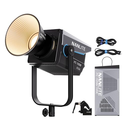 NANLITE FC-720B �B�e�p���C�g 750W �����P�x 2700-6500K CRI96 �o�C�J���[���C�g �{�[�G���Y�}�E���g ���� LED�X�^�W�I���C�g �r�f�I���C�g �X�|�b�g���C�g �L�[���C�g �⏕�� �|�[�g���[�g�B�e/���C�u�z�M/�X�^�W�I