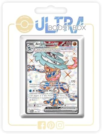 Lanssorien ex (Dragapult ex) 200/167 Tera Shiny Full Art - my-booster X Écarlate et Violet 6 - Mascarade Crépusculaire Box of 10 Pokemon French Cards Lanssorien ex (Dragapult ex) 200/167 Tera Shiny Full Art - my-booster X Écarlate et Violet 6 - Mascarade Crépusculaire Box of 10 Pokemon French Cards