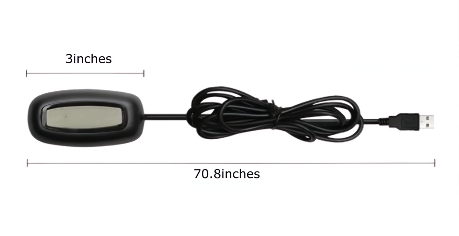 Adattatore ricevitore USB wireless da gioco compatibile con controller Microsoft Xbox 360, adattatore di gioco per laptop per Windows PC