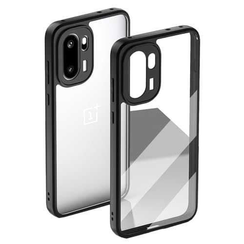 Lzzox for OnePlus 15R�P�[�X �ϏՌ��R�[�i�[ [�J�����ی�] �y�� �ϋv�� �����h�~ �\�t�g�t���[�� �n�[�h�o�b�N�J�o�[ (�N���A, Oneplus 15R)