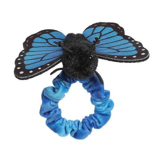 Aurora Wrist Fliers 5" Blue Morpho Butterfly Vibrant Stuffed Animal