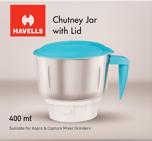 Image of Havells Original Aspro Mixer Chutney Jar with Lid & Handle