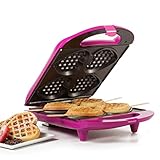 Holstein Housewares HF-09031M Heart Waffle Maker - Magenta
