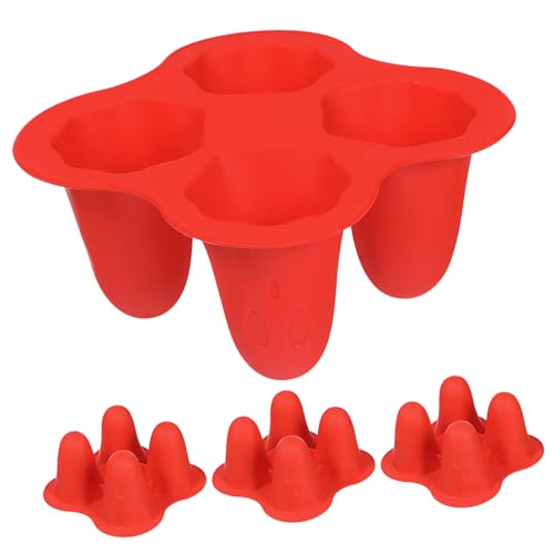 Molde para hielo de silicona forma fantasma Halloween 4 pzas