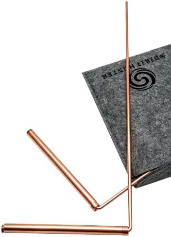 Spirit Hunter 99.9% Copper Dowsing Rod - Divining Rods 2PCS with Bag