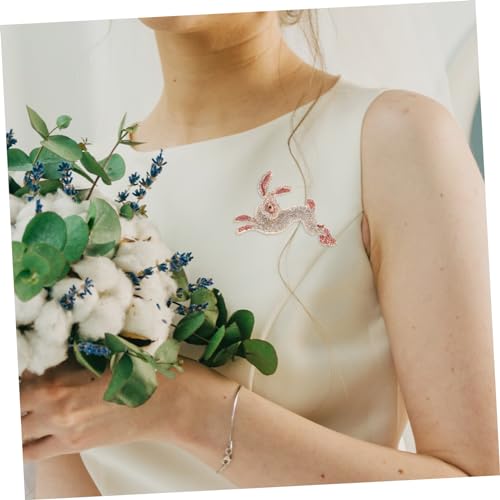 Broche lapin pour femmes en alliage de zinc Ipetboom - 2