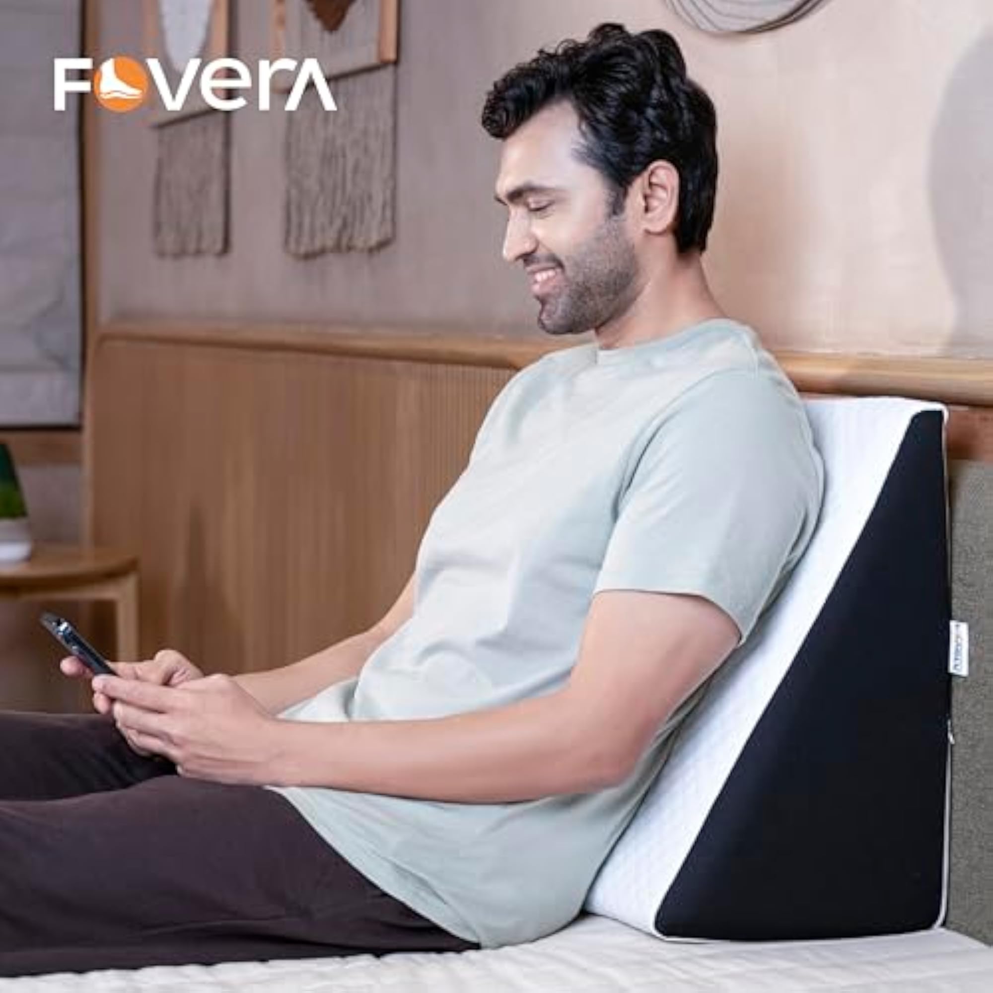 Memory Foam Wedge Pillow for Back Support, Orthopedic Gift