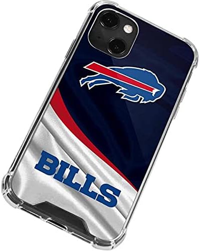 Skinit Clear Phone Case Compatible with iPhone 13 Mini - Officially Licensed NFL Buffalo Bills Design