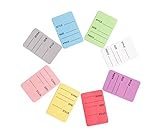 8 Colors One Part Unstrung Perforated Price Coupon Tag Clothing Price Labels,2000 Pcs