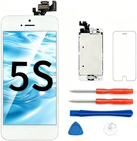 Screen Replacement White for iPhone 5S 4.0 inch with Home Button