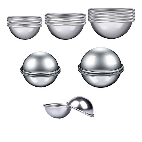 Moules à Bombes De Bain Métal – Kit 16 Pièces, Formes Variées, Pour DIY Savon, Chocolat, Cupcakes - 8